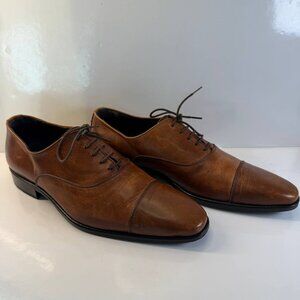 Salamander Premium Leather Oxford Dress Shoes – Brown – Size EU 44/ US 11